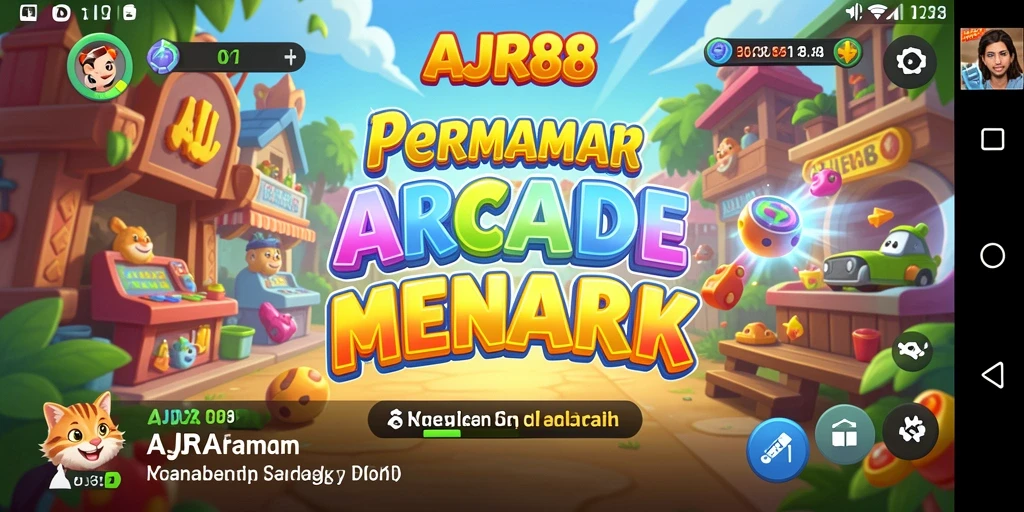 Screenshot utama AJR88 menampilkan keseruan gameplay Arcade yang menantang.