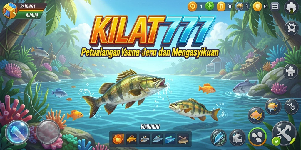 Menampilkan gameplay KILAT777 yang seru dan interaktif saat memancing.