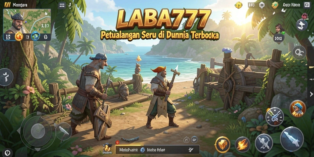 Gameplay LABA777 yang seru di dunia terbuka yang luas.