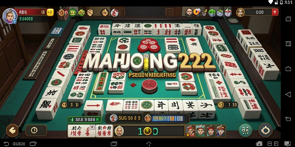 Tampilan screenshot yang memperlihatkan gameplay petualangan di MAHJONG222.