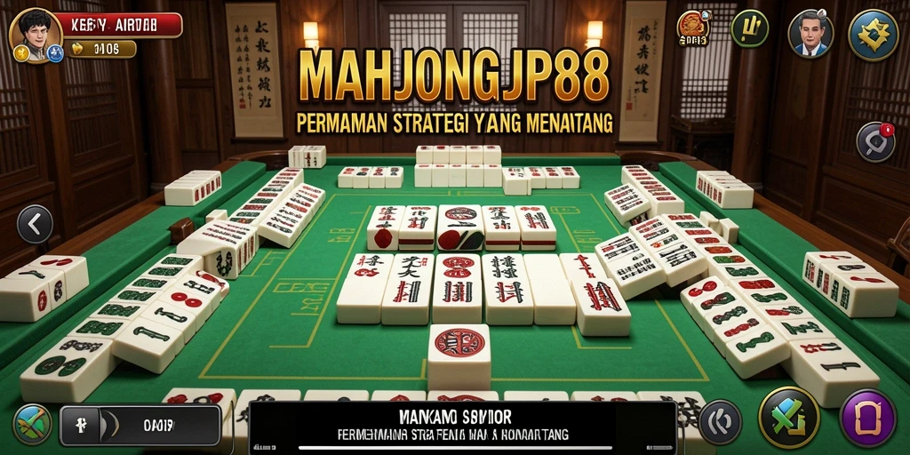 Tampilan gameplay strategis yang mendebarkan di MAHJONGJP88.