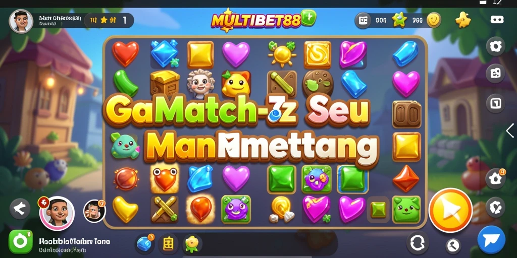 Tampilan gameplay seru di MULTIBET88 saat mencocokkan elemen.