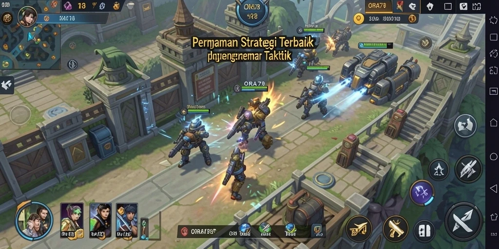 Tampilan gameplay ORA78 yang memikat dan strategis.