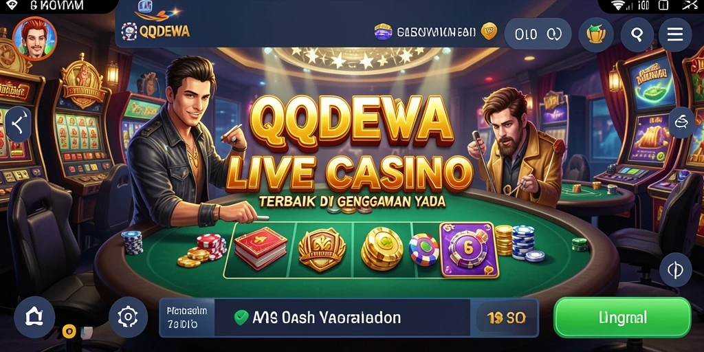 Screenshoot gameplay nyata di QQDEWA saat bermain Live Casino.