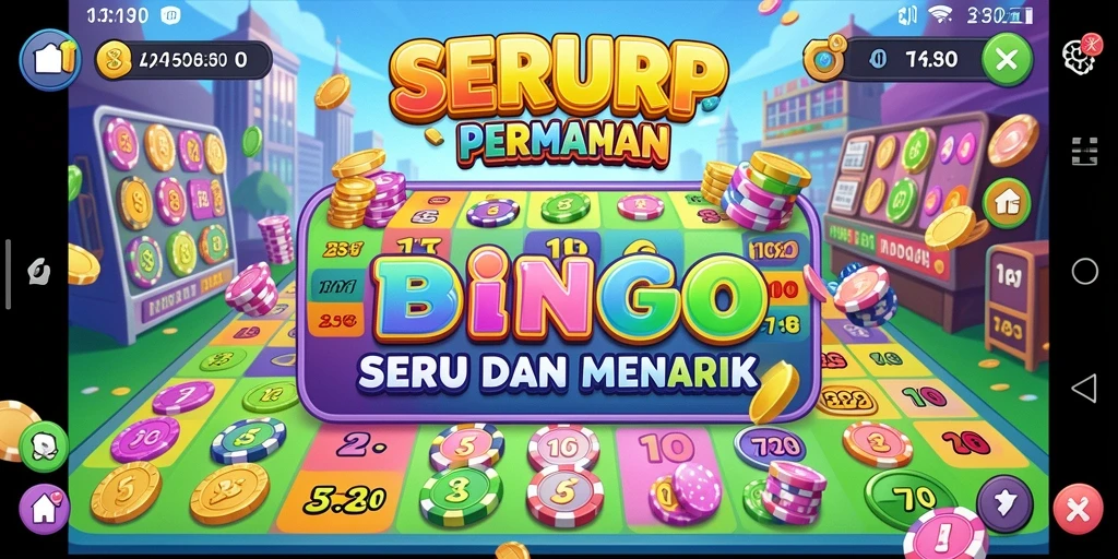 Tampilan gameplay seru dan menarik dari SERURP Bingo.